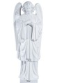 Anioł stojący - figura 65 cm - biały-3