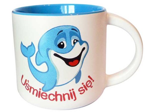 Kubek ceramiczny "Uśmiechnij się"