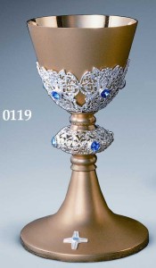Kielich mszalny z kamieniami D/119