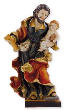Święty Józef figura żywiczna kolorowa H100-1