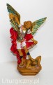 Święty Michał Archanioł, figura z żywicy miękkiej, produkt włoski-2