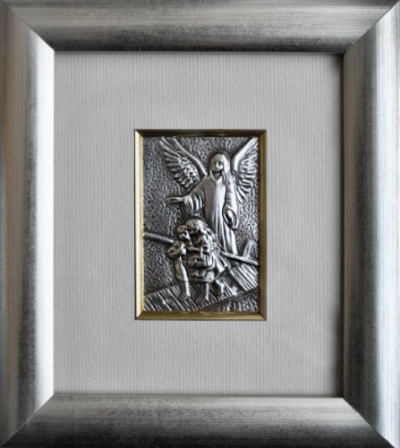 obrazek z aniołem stróżem