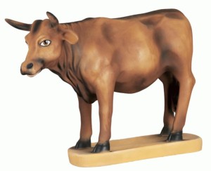 Wół - figura do Szopki Bożonarodzeniowej 100x70cm/SI 317