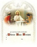 Obrazek pierwszokomunijny 97 - Jezus z Apostołami