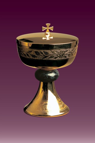  Puszka pozłacana na komunikanty /120 