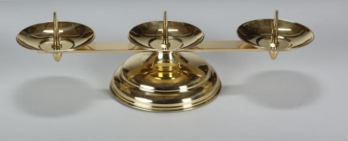 lichtarz na trzy świece