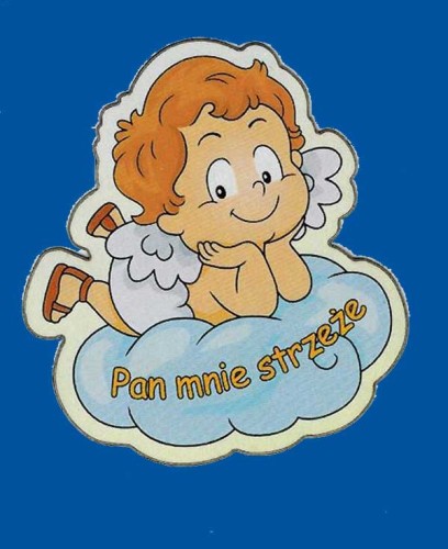 Magnes Pan mnie strzeże, aniołek 