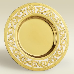 Patena złocona z grawerem U/560