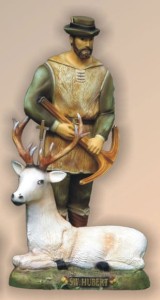 Święty Hubert figura z żywicy 100cm/ SI 638