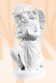 Aniołek klęczący prawy/lewy 28 cm - biały-4