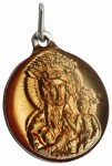 Medalik z metalu Matka Boża - Jan Paweł II