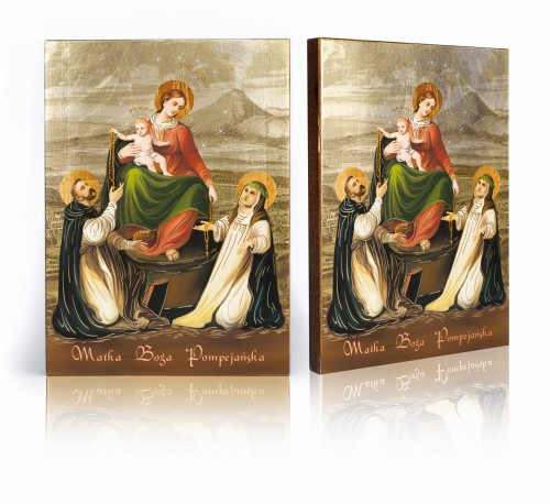 ikona z Matką Bożą Pompejańską