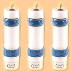 Komplet świec liturgicznych z niebieskim zdobieniem