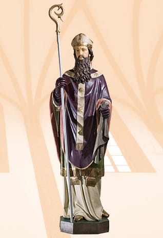 Święty Mikołaj figura 105 cm - kolor naturalny-1