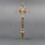 Krzyż mosiężny procesyjny 0625-I-64cm