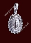 Ozdobny medalik srebrny z wizerunkiem Matki Bożej Niepokalanej - Cudowny medalik M282