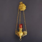 Lampa wieczna mosiężna 0817