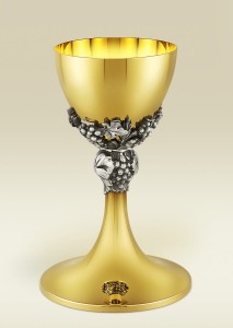 Kielich liturgiczny z wstawką roślinną U/018
