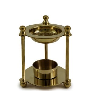 Kadzielniczka domowa mosiężna s/879