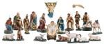 Szopka Bożonarodzeniowa, figury do szopki 21 elementów - 80 cm -305K