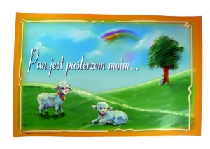 Plakat A4 "Pan jest pasterzem moim"