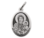 Medalik srebro 925 laser Matka Boska Częstochowska