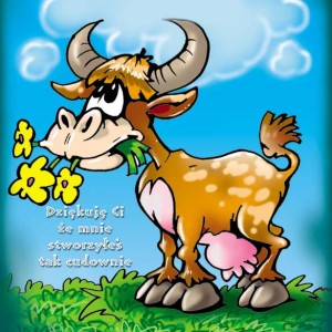 Podstawka korkowa "Krówka " 