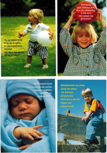 Zestaw kartek pocztowych - Maluchy-1