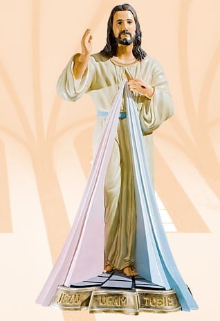 Jezus Miłosierny figura 90 cm