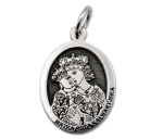 Medalik srebro 925 laser Matka Boża Kalwaryjska