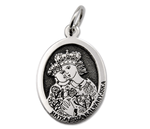 medalik z matką Kalwaryjską