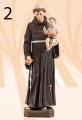 Święty Antoni figura Kolor naturalny -110cm-3