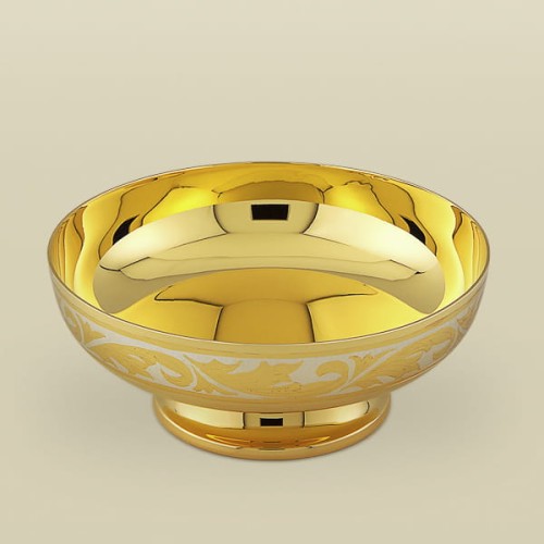 głęboka patena do podawania komunikantów