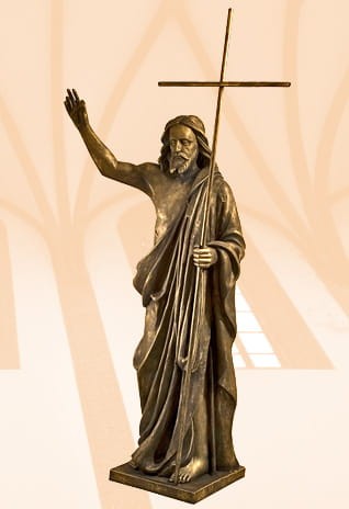 Jezus Zmartwychwstały 200 cm - stare złoto