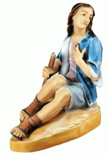 Pasterz z fletem - figura do szopki 70cm/SI 309