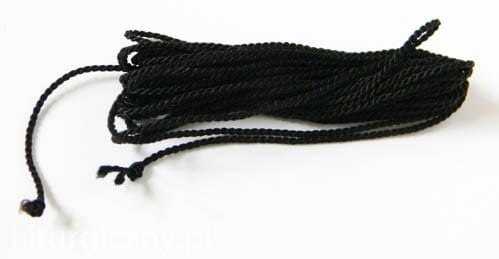 Sznurek do sutanny 6 metrów - kolor czarny