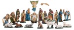 Szopka Bożonarodzeniowa, figury do szopki 25 elementów - 85 cm