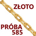 ZŁOTY ŁAŃCUSZEK Brilantata 42 cm-2