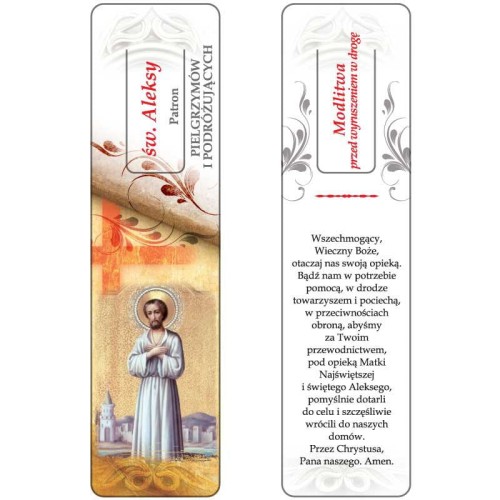 Zakładka do książki - św. Aleksy