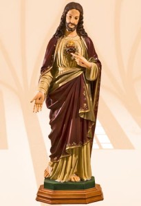 Serce Pana Jezusa figura 110 cm 