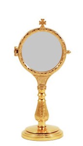 Mała monstrancja - kustodium S/212