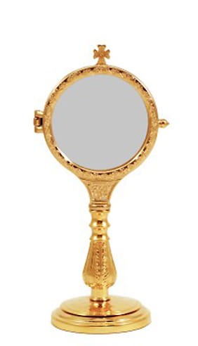 monstrancja złocona