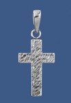 Krzyżyk prosty srebrny K160