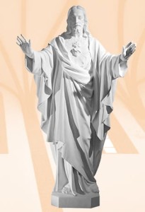 Serce Pana Jezusa figura 172 cm 