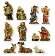 Figury do Szopki Bożonarodzeniowej 11 elementów K120