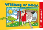 Wierzę w Boga - książeczka do kolorowania z naklejkami