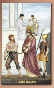 Stacje Drogi krzyżowej  - prostokątne SI 201