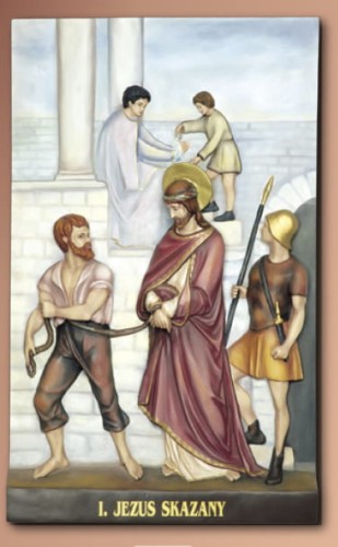 Stacje Drogi krzyżowej - prostokątne SI 201