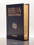 Biblia Jerozolimska paginatory złocone brzegi