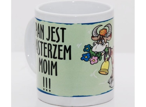 Kubek porcelanowy "Pan jest pasterzem moim"